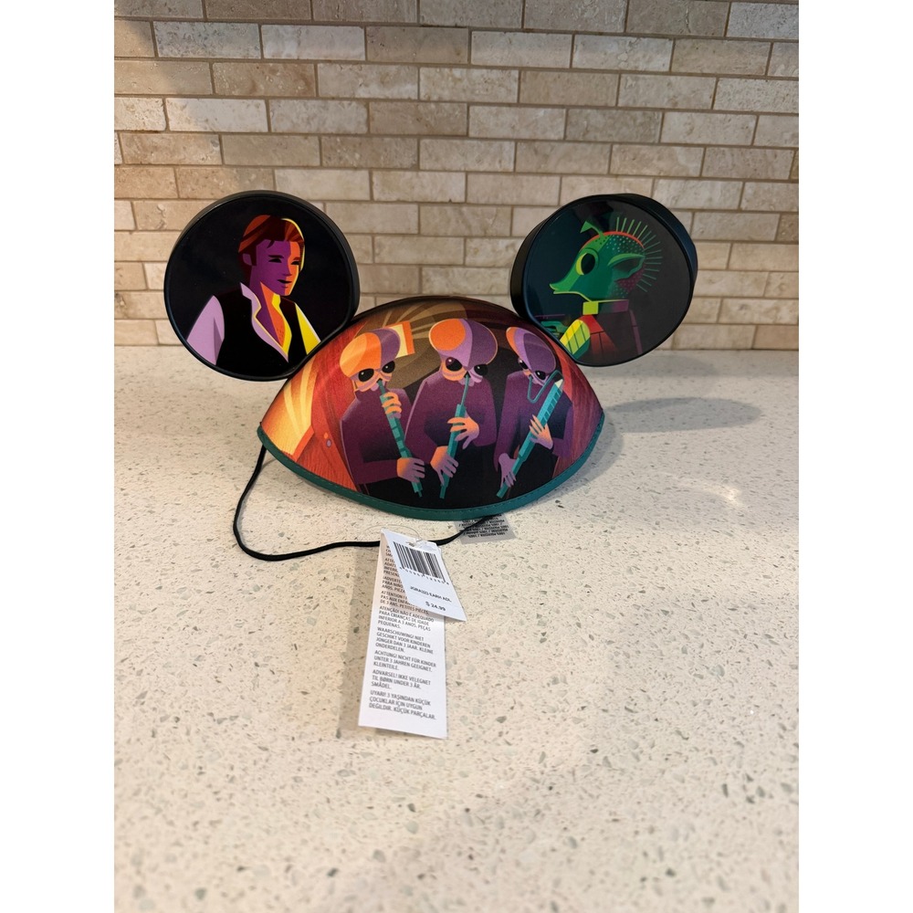 Disney Parks Star Wars Cantina Mickey Ears – Greedo Han Solo – NWT